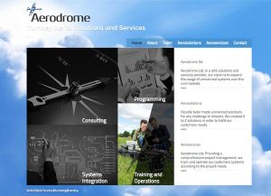 Web3D | בניית אתר תדמיתי עבור Aerodrome - פתרונות כטב"מים