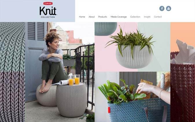 Web Design Website: Knit
