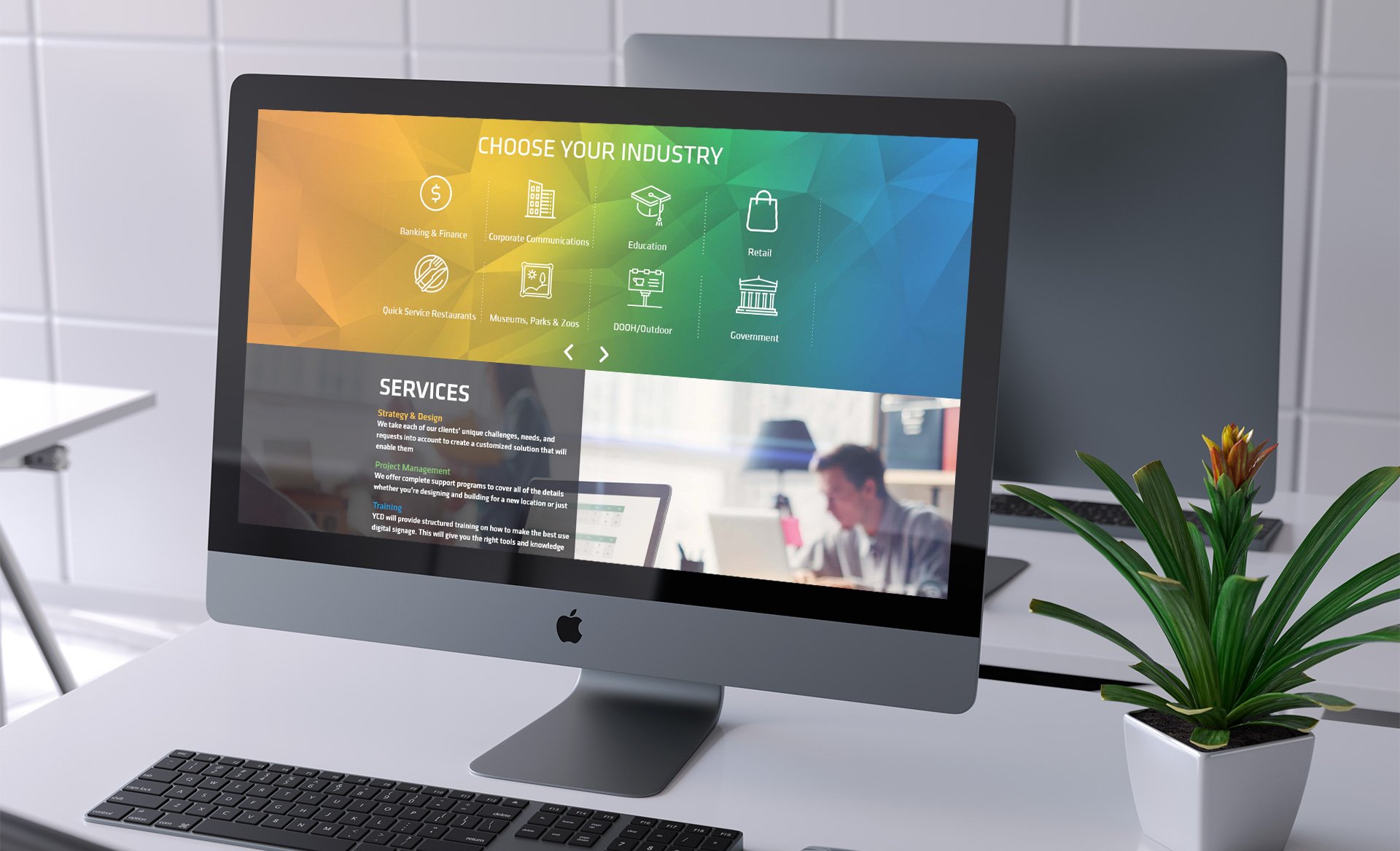 פרויקט Website design: YCD Multimedia