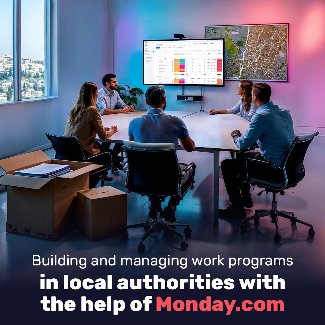 Building and managing work programs in local authorities with the help of Monday.com