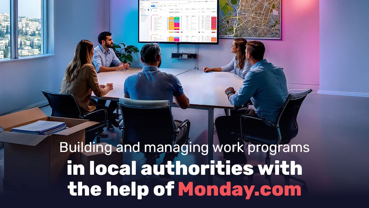 Building and managing work programs in local authorities with the help of Monday.com